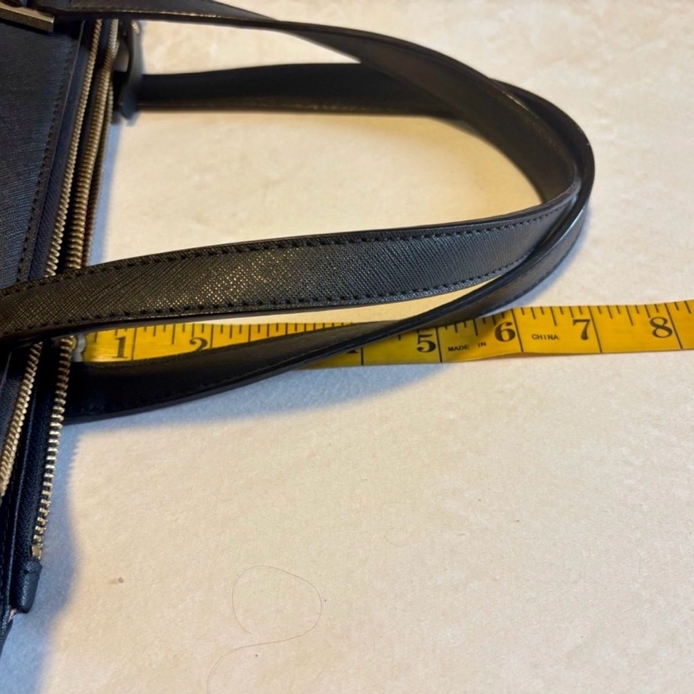 EUC Kate Spade New York Newbury Lane Cadene Black Leather Satchel - Picture 9 of 10